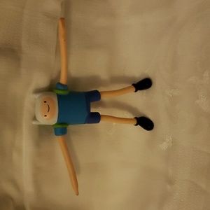 Adventure Time Finn The Human Bendy Bendable 5" Action Figure Cartoon Network